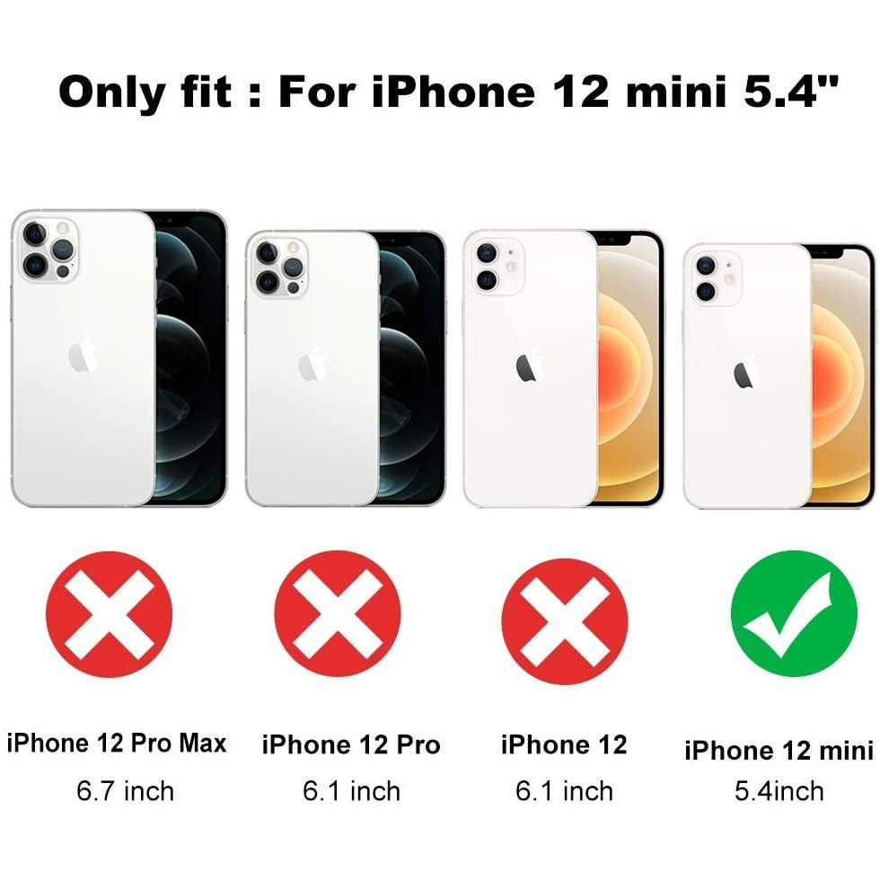 Husa protectie Flippy compatibila cu Apple iPhone 12 Mini Liquid Silicone Ring cu suport rotativ Rosu-3