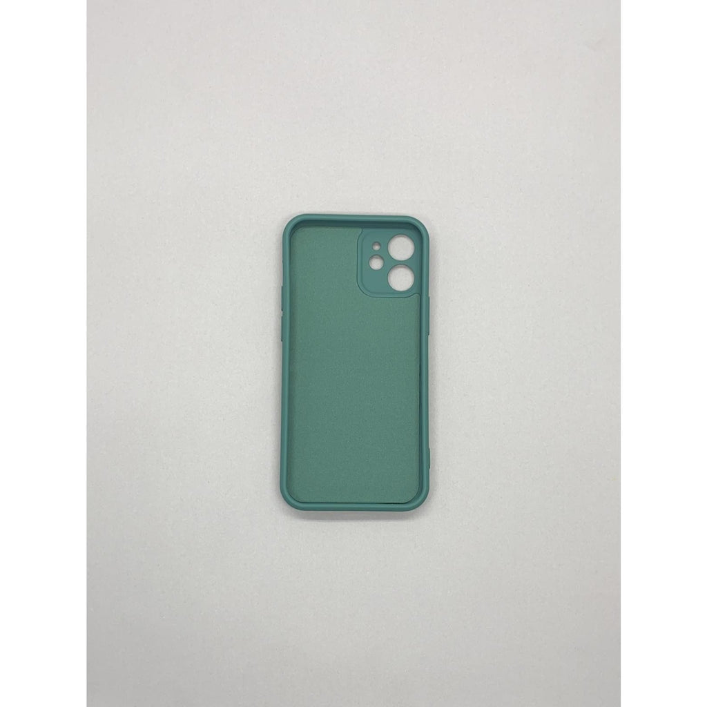 Husa protectie Flippy compatibila cu Apple iPhone 12 Mini Liquid Silicone Ring cu suport rotativ Verde-7