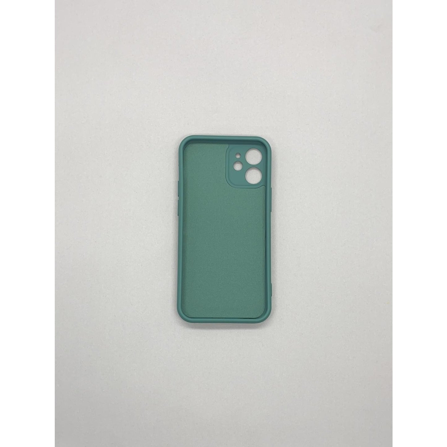Husa protectie Flippy compatibila cu Apple iPhone 12 Mini Liquid Silicone Ring cu suport rotativ Verde-7