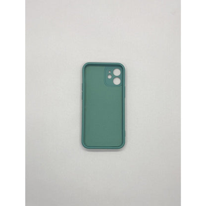 Husa protectie Flippy compatibila cu Apple iPhone 12 Mini Liquid Silicone Ring cu suport rotativ Verde-7