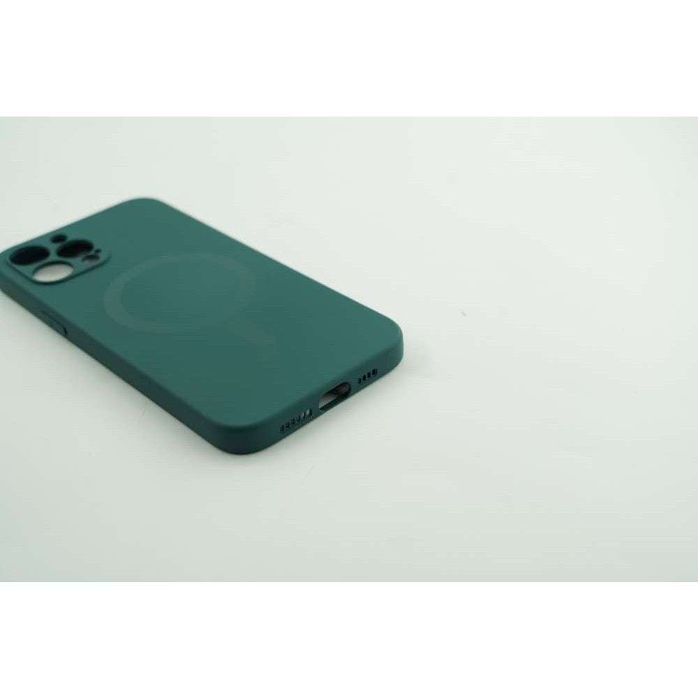 Husa protectie Flippy compatibila cu Apple iPhone 12 Mini Mag Safe Silicone Verde-4