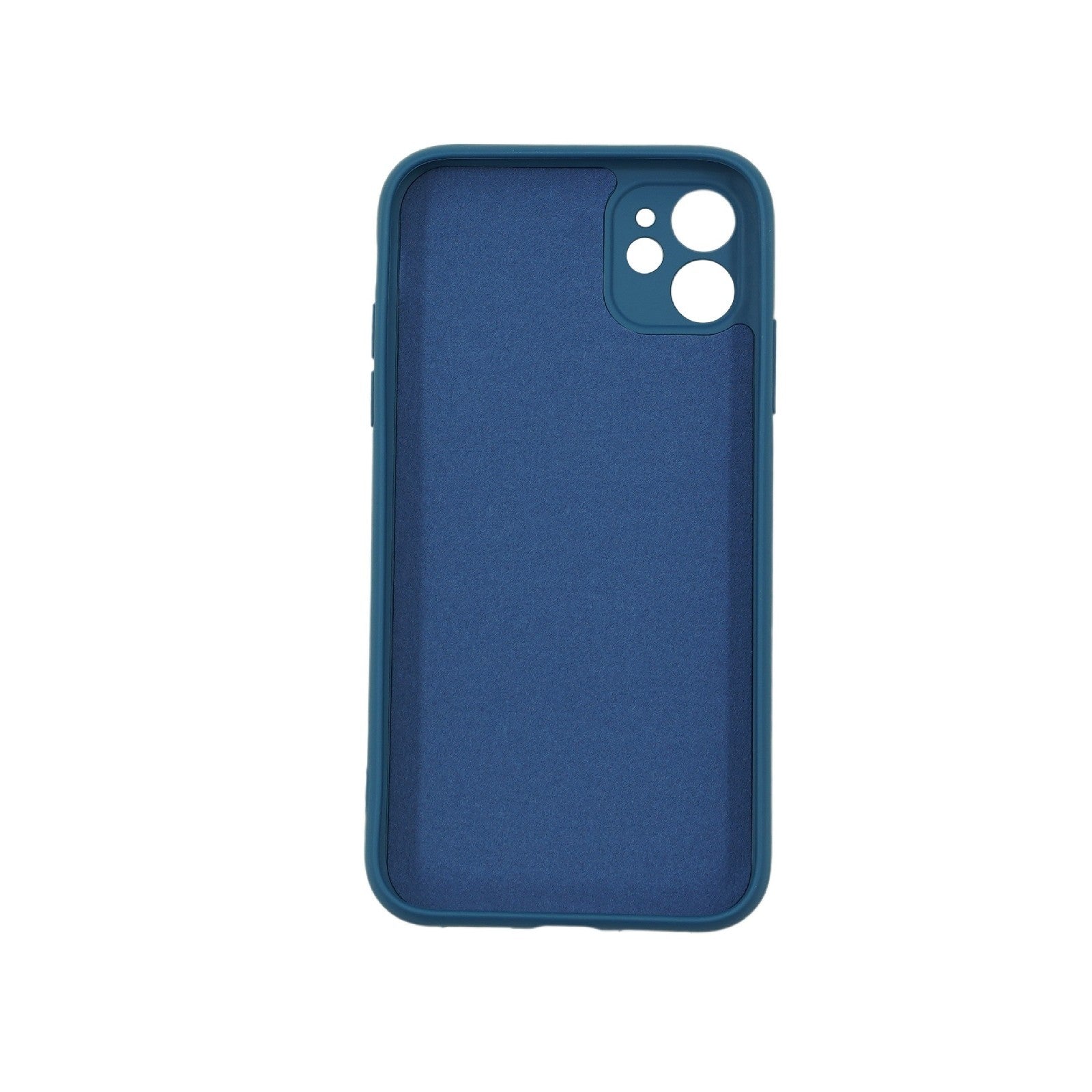 Husa protectie, Flippy, compatibila cu Apple iPhone 12 Pro Liquid Silicone Albastru inchis-1
