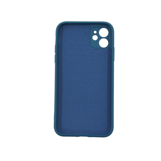 Husa protectie, Flippy, compatibila cu Apple iPhone 12 Pro Liquid Silicone Albastru inchis-1