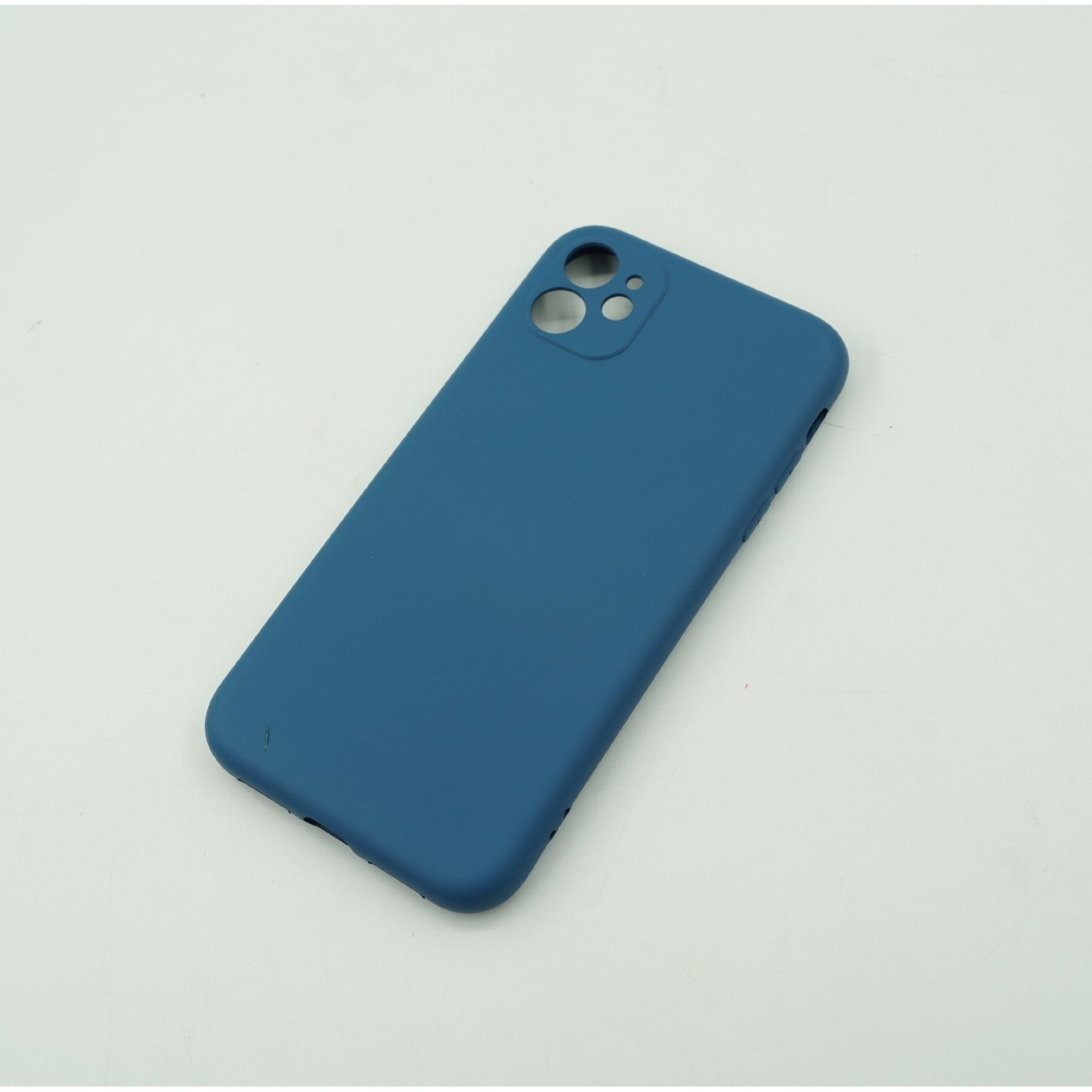 Husa protectie, Flippy, compatibila cu Apple iPhone 12 Pro Liquid Silicone Albastru inchis-2