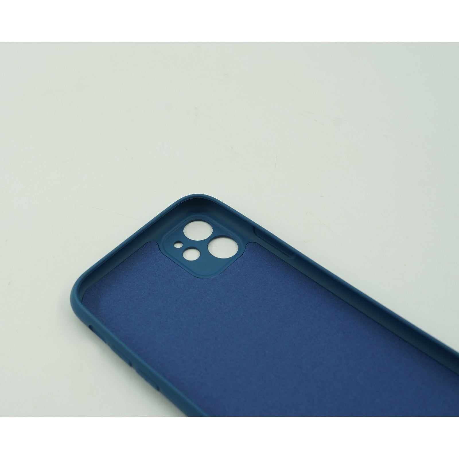 Husa protectie, Flippy, compatibila cu Apple iPhone 12 Pro Liquid Silicone Albastru inchis-4