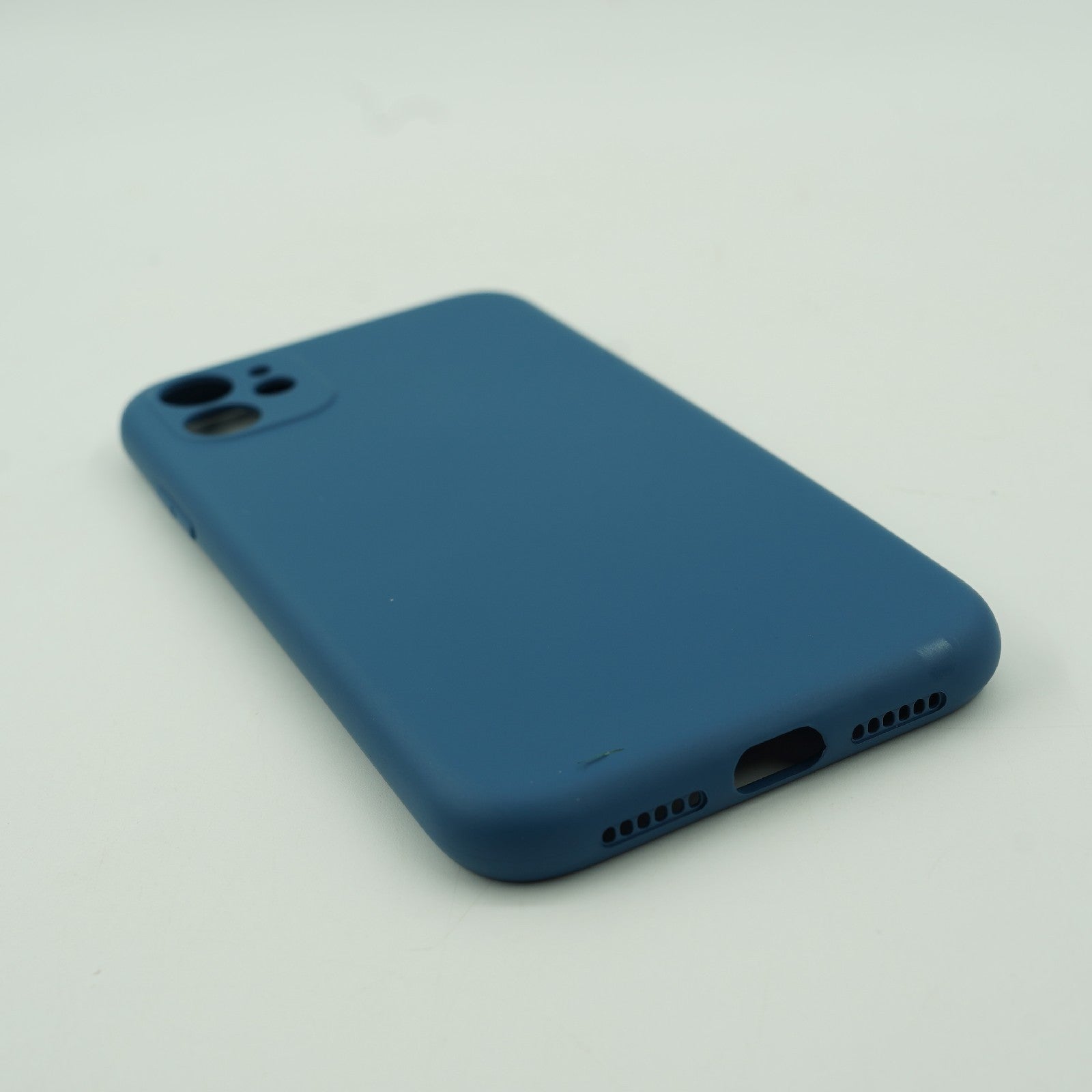 Husa protectie, Flippy, compatibila cu Apple iPhone 12 Pro Liquid Silicone Albastru inchis-5