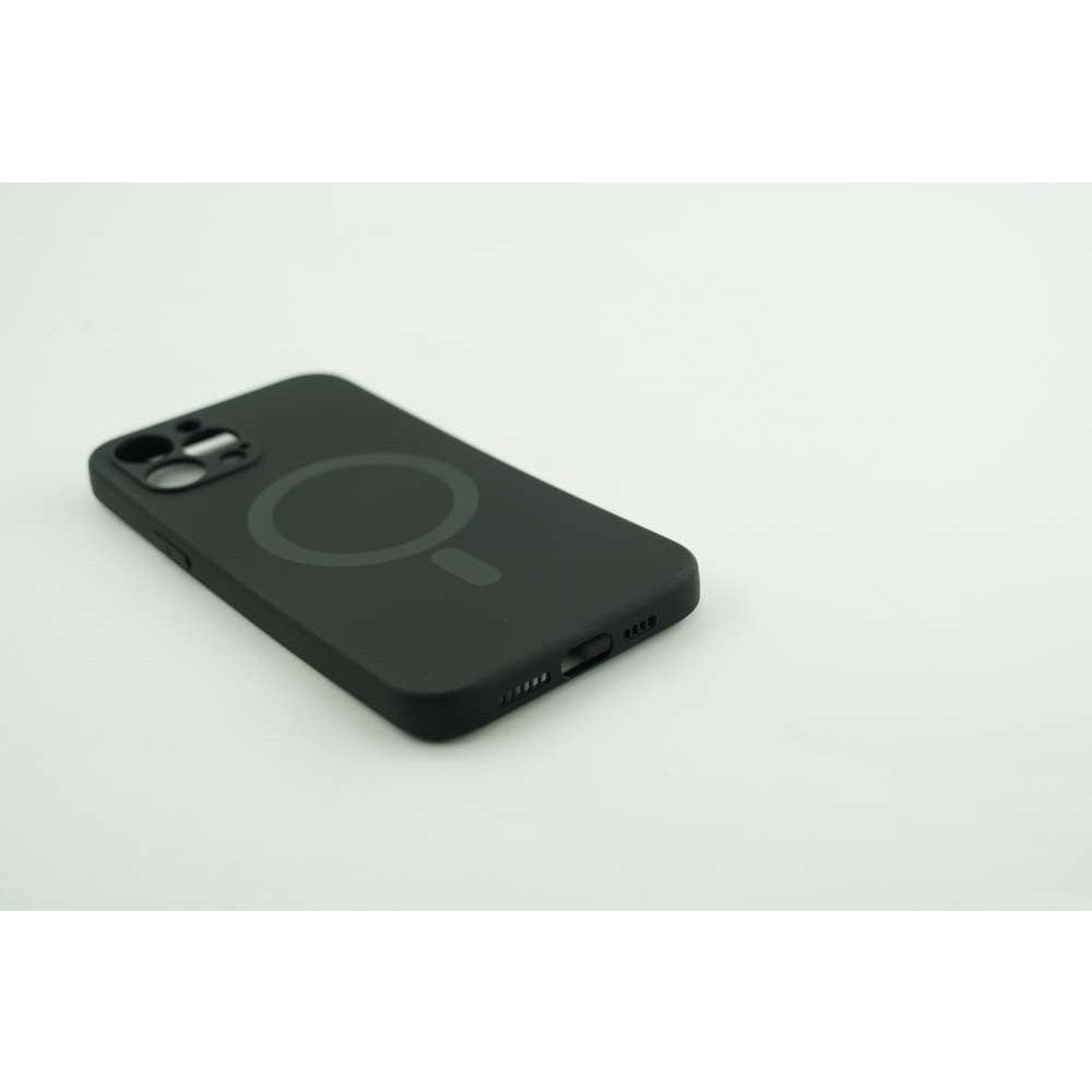 Husa protectie Flippy compatibila cu Apple iPhone 12 Pro Mag Safe Silicone Negru-3