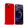 Husa protectie Flippy compatibila cu Apple iPhone 12 Pro Mag Safe Silicone Rosu-0