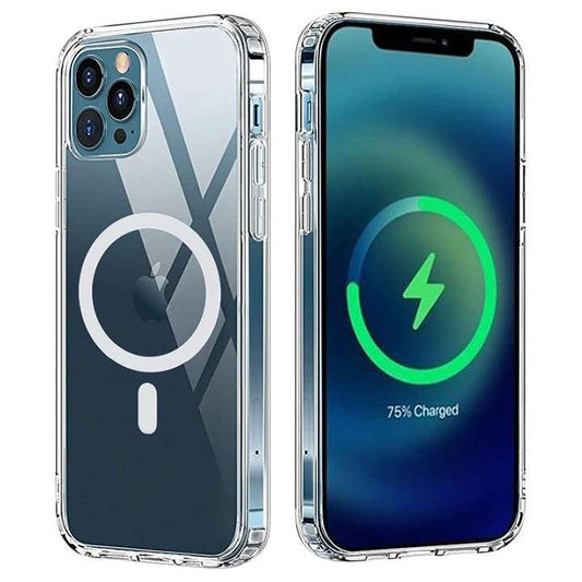 Husa protectie Flippy compatibila cu Apple iPhone 12 Pro Max Mag Safe Silicone Transparent-0