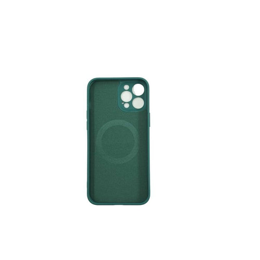 Husa protectie Flippy compatibila cu Apple iPhone 12 Pro Max Mag Safe Silicone Verde-1