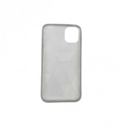 Husa protectie Flippy compatibila cu Apple iPhone 12 Pro Max Soft IMD TPU Marble Geometric Alb-3