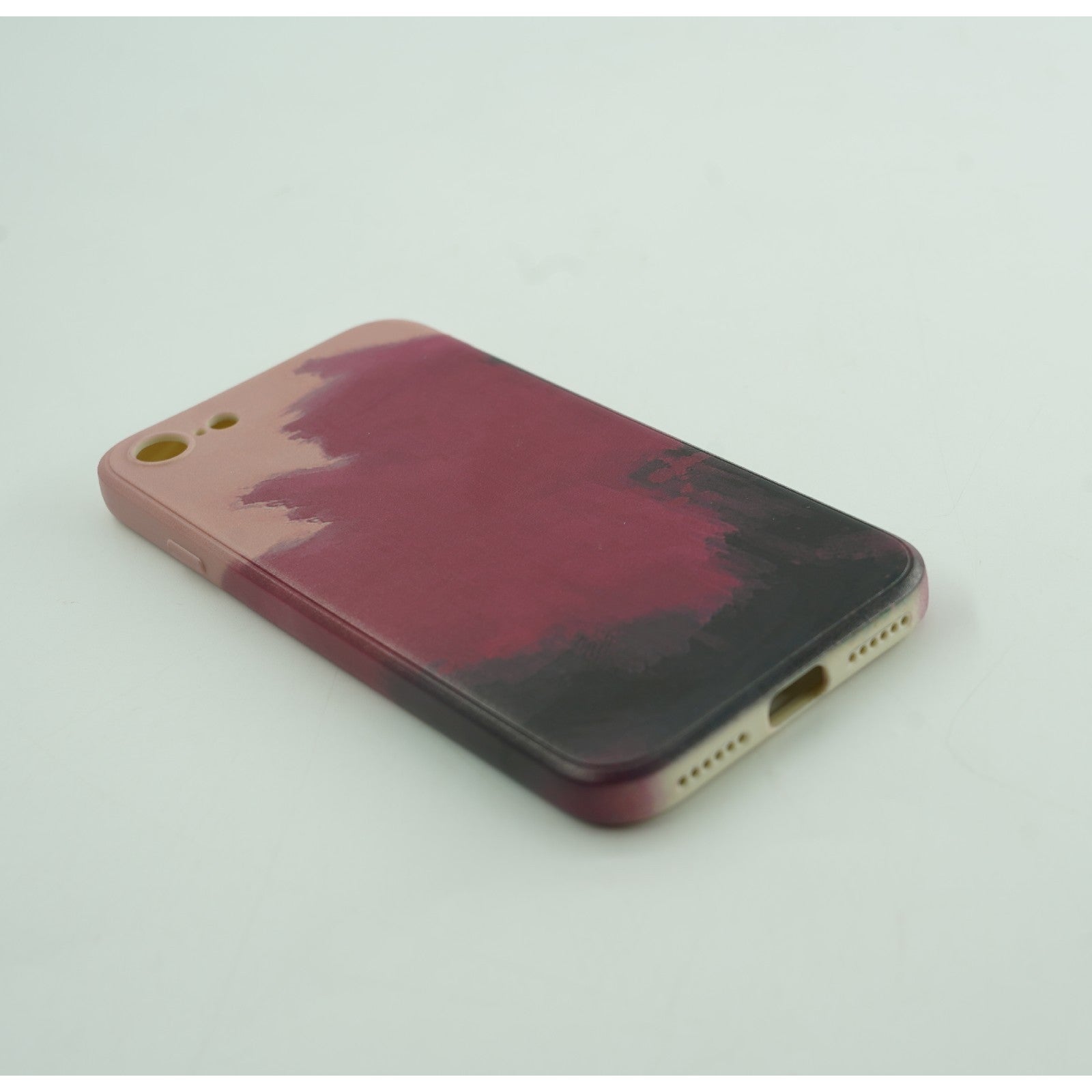Husa protectie Flippy compatibila cu Apple iPhone 12 Pro Max Tpu Ombre, Negru/Roz/Mov-4