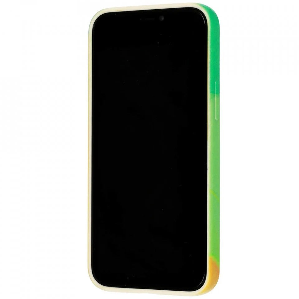 Husa protectie Flippy compatibila cu Apple iPhone 12 Pro Max Tpu Ombre, Verde/Portocaliu-8