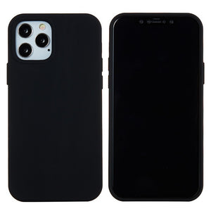 Husa protectie Flippy compatibila cu Apple iPhone 13 Liquid Silicone Negru-0