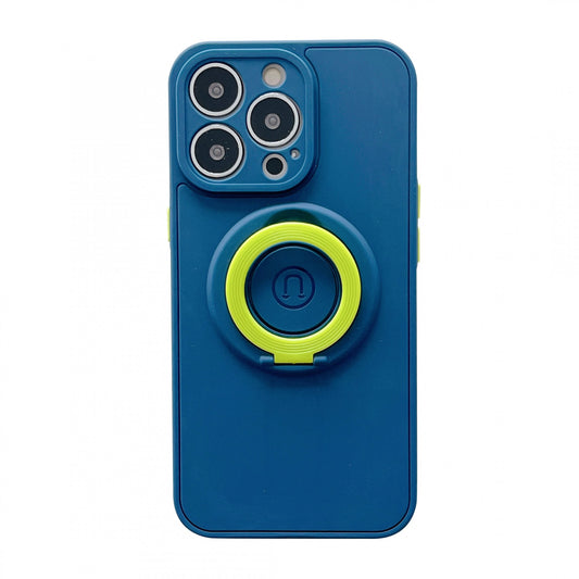 Husa protectie Flippy compatibila cu Apple iPhone 13 Mag Safe Silicone Albastru-0