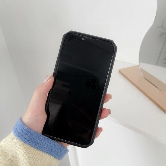 Husa protectie Flippy compatibila cu Apple iPhone 13 Mini Defender Model 5 cu suport prindere inel,Negru-2