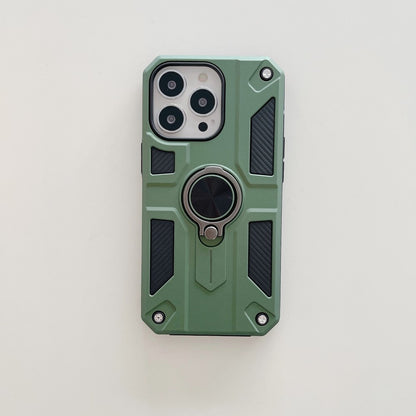 Husa protectie Flippy compatibila cu Apple iPhone 13 Mini Defender Model 5 cu suport,Verde-2