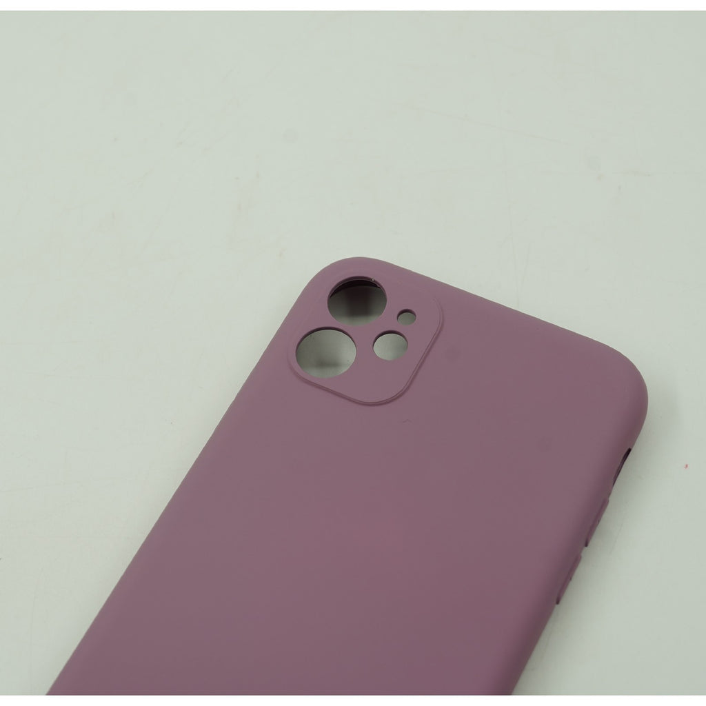 Husa protectie Flippy compatibila cu Apple iPhone 13 Mini Liquid Silicone Mov-2