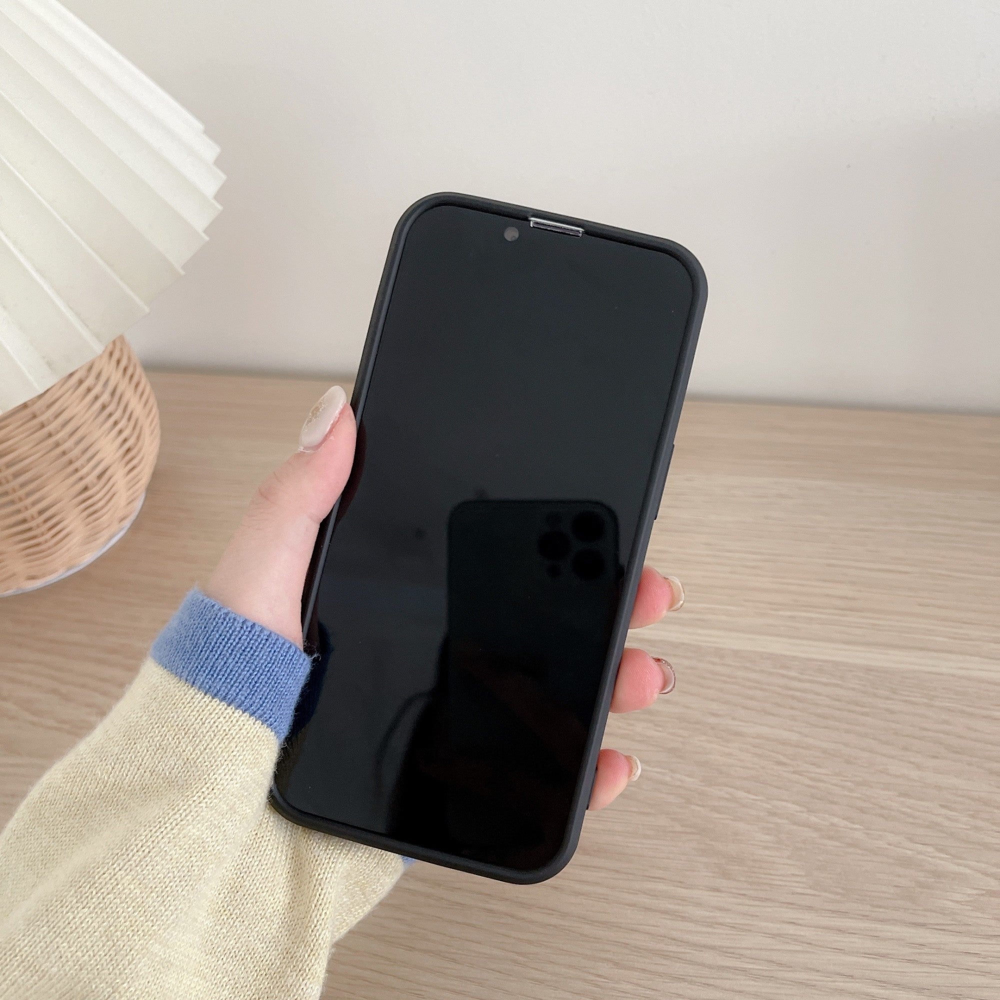 Husa protectie Flippy compatibila cu Apple iPhone 13 Mini Liquid Silicone Ring cu suport rotativ Negru-5