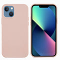 Husa protectie Flippy compatibila cu Apple iPhone 13 Mini Liquid Silicone Roz-0