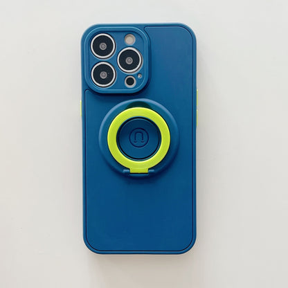 Husa protectie Flippy compatibila cu Apple iPhone 13 Mini Mag Safe Silicone Albastru-2