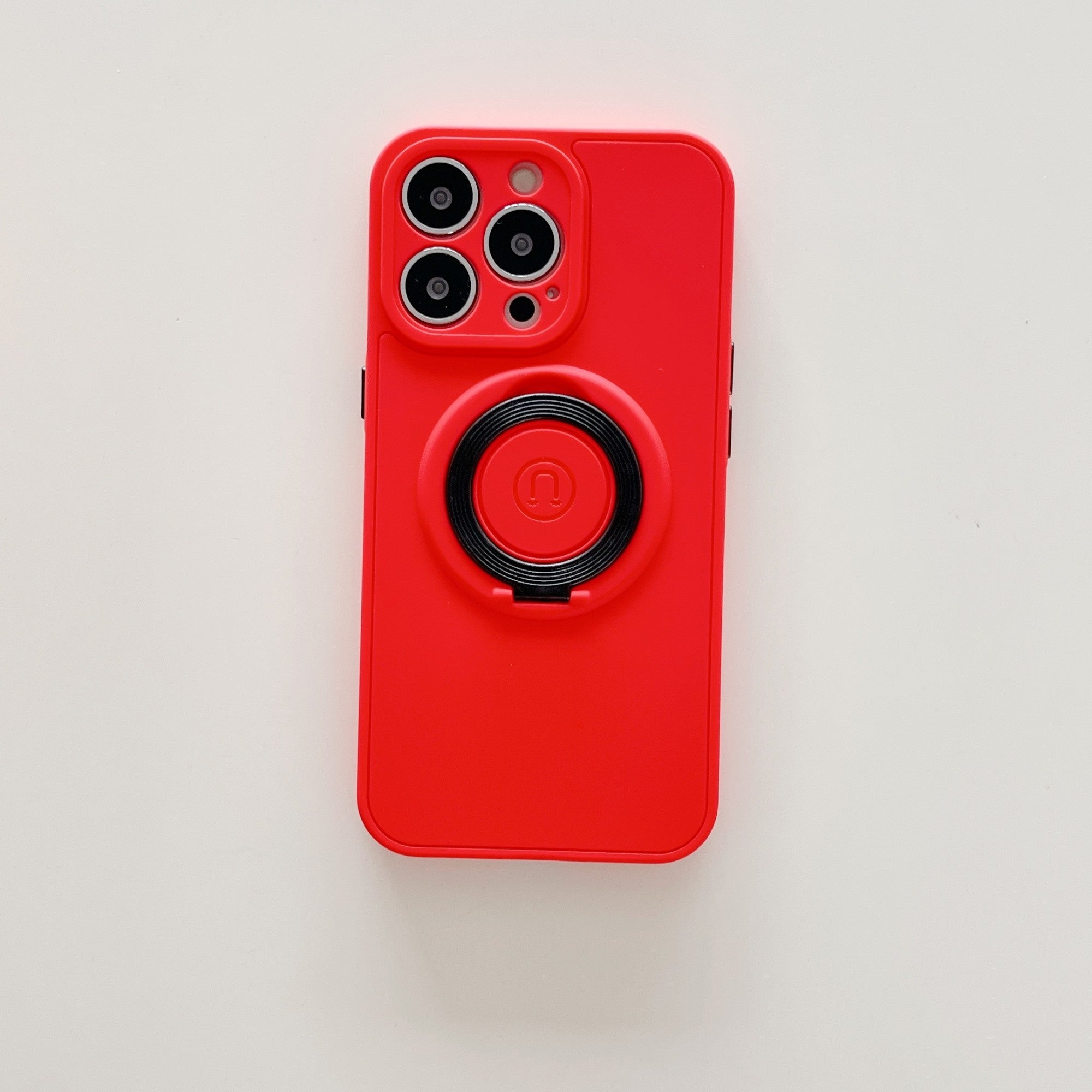 Husa protectie Flippy compatibila cu Apple iPhone 13 Mini Mag Safe Silicone Rosu-2