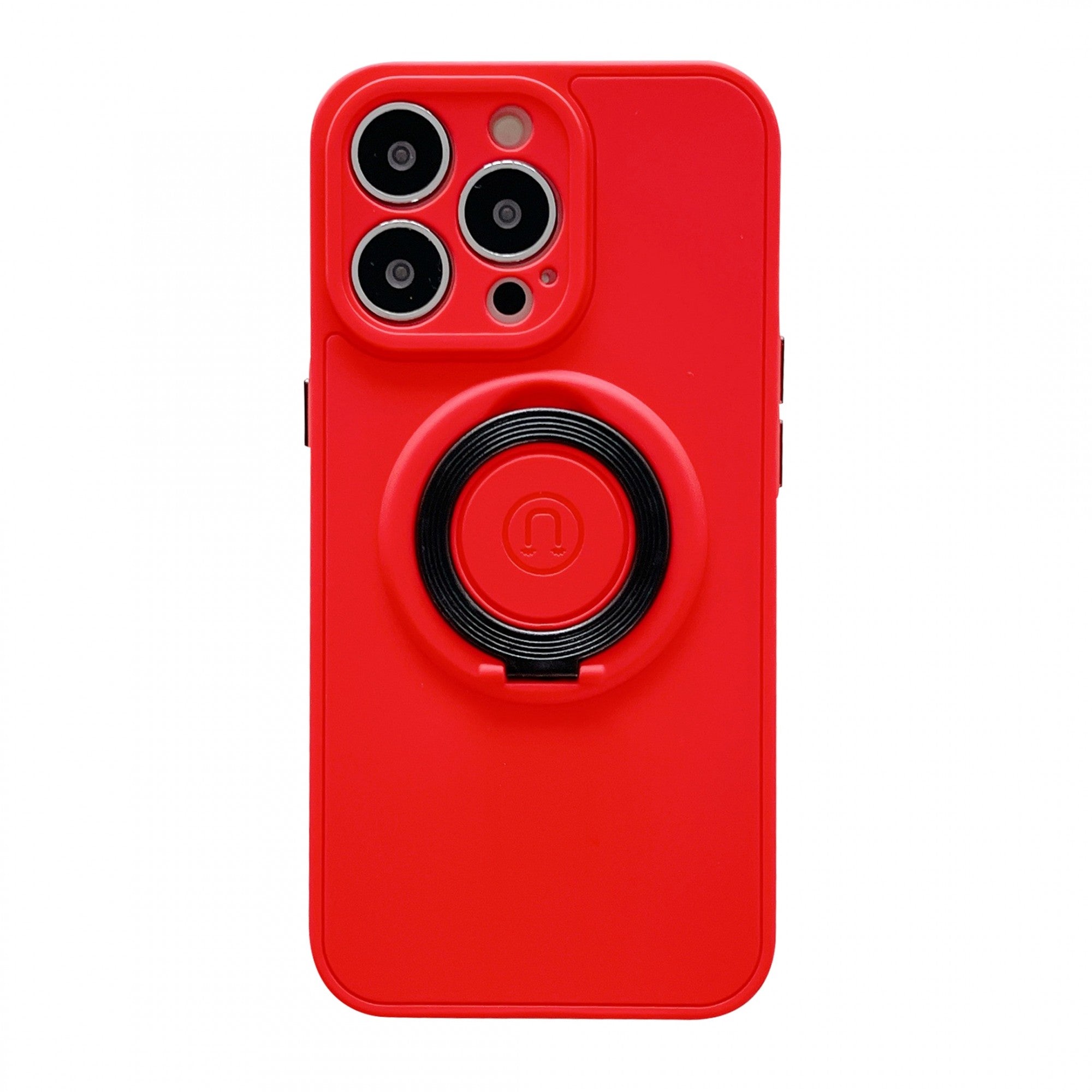 Husa protectie Flippy compatibila cu Apple iPhone 13 Mini Mag Safe Silicone Rosu-0