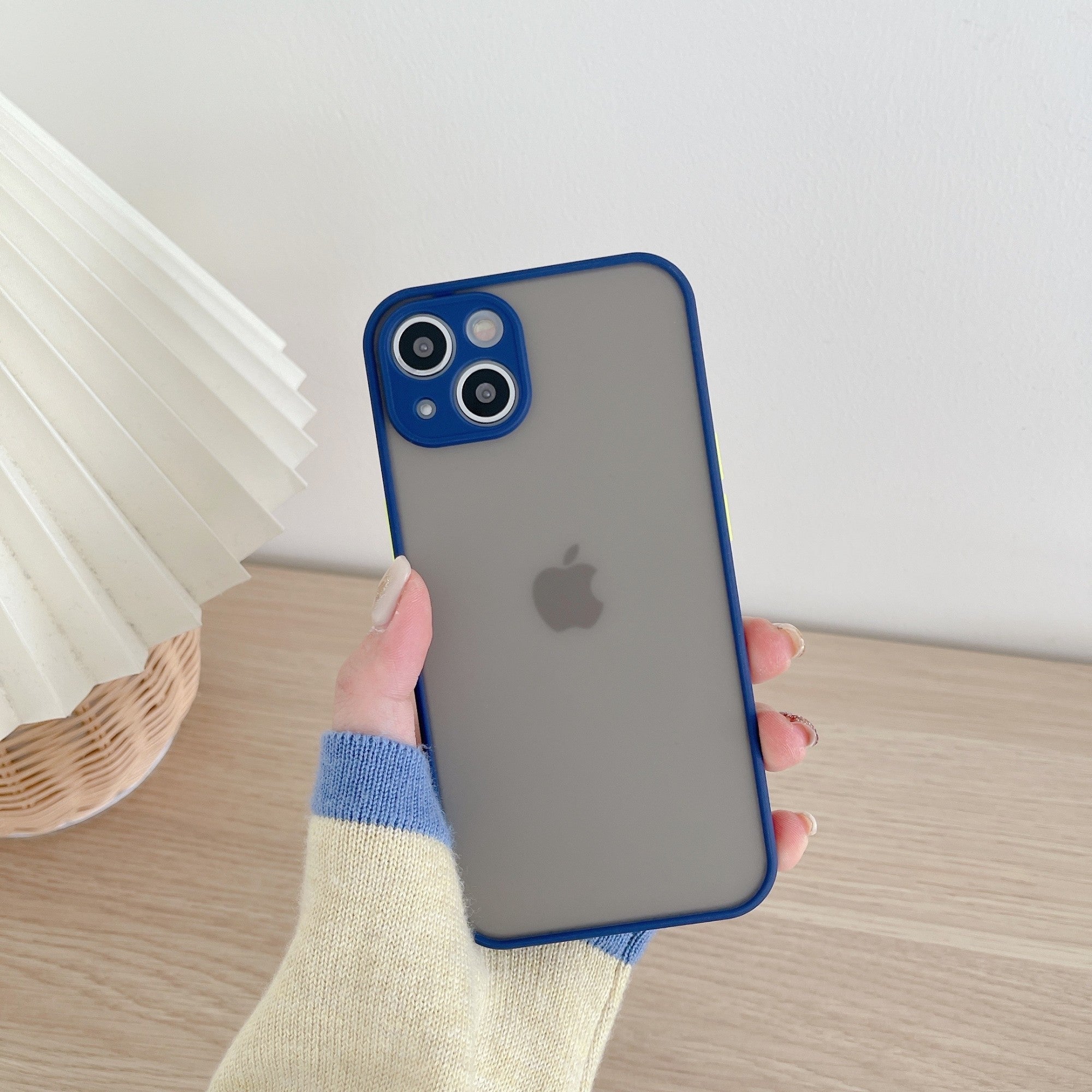 Husa protectie Flippy compatibila cu Apple iPhone 13 Mini Phantom Tpu Albastru-1
