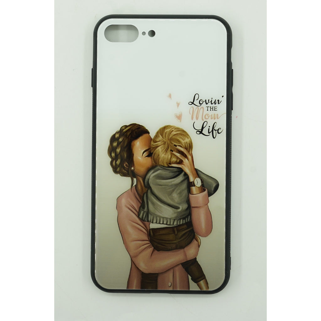 Husa protectie Flippy compatibila cu Apple iPhone 13 Pro Glass print Lovin the Mom Multicolor-1