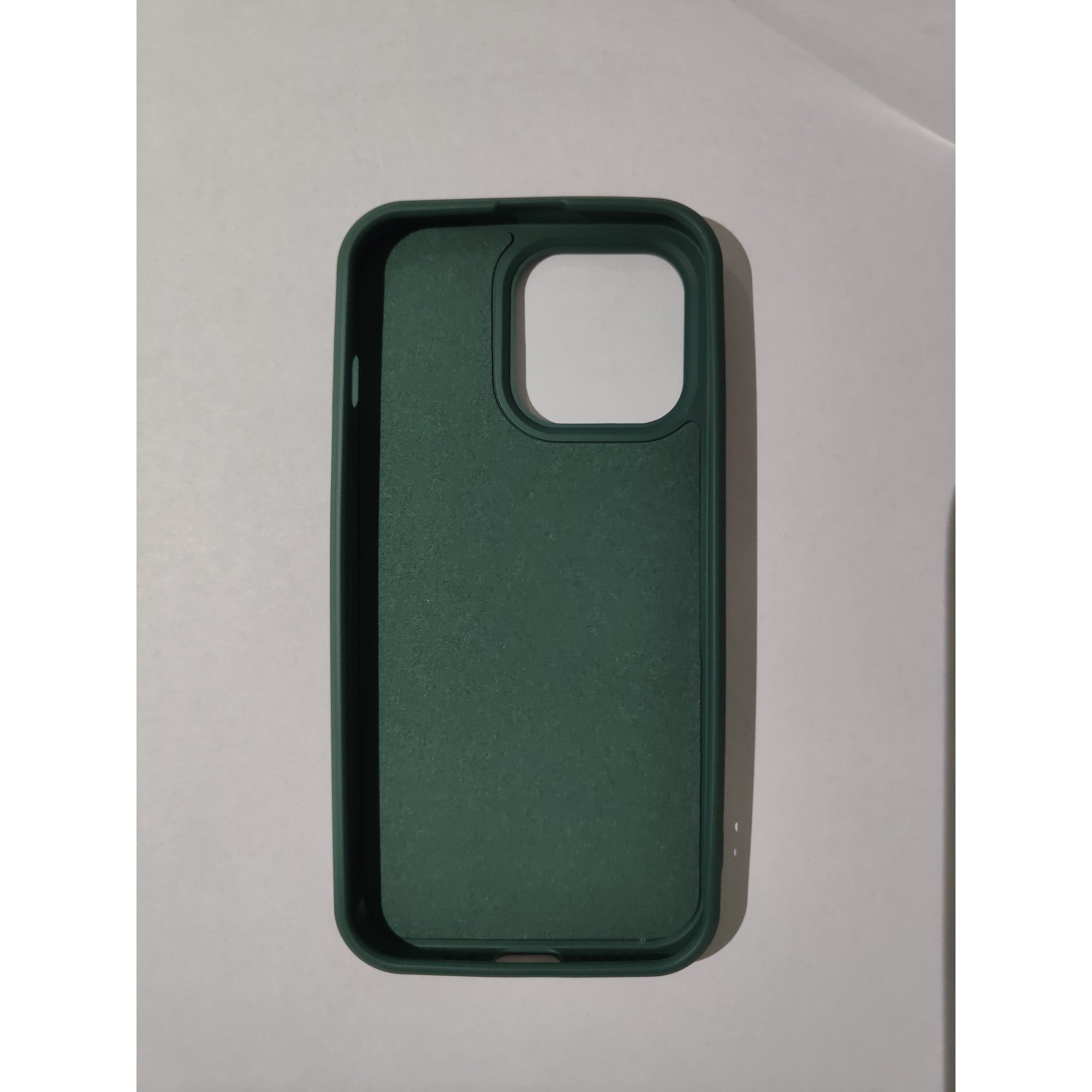 Husa protectie Flippy compatibila cu Apple iPhone 13 Pro Liquid Silicone Ring cu suport rotativ Verde-3