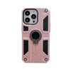 Husa protectie Flippy compatibila cu Apple iPhone 13 Pro Max Defender Model 5 cu suport prindere inel,Roz Auriu-0