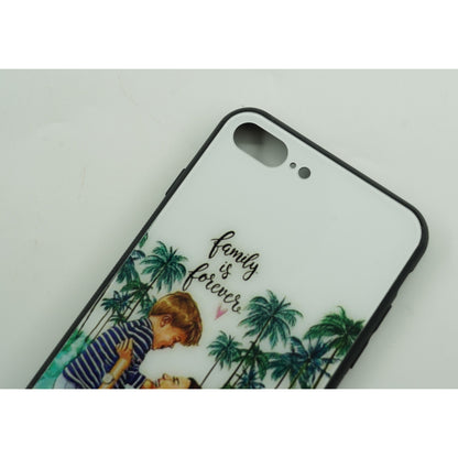Husa protectie Flippy compatibila cu Apple iPhone 13 Pro Max Glass print Family is Forever Multicolor-4