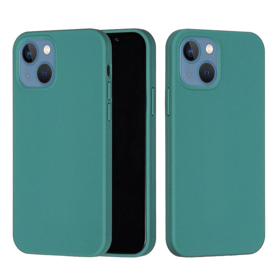 Husa protectie Flippy compatibila cu Apple iPhone 13 Pro Max Liquid Silicone Verde-1