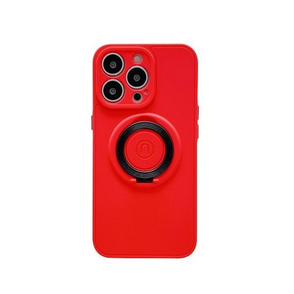Husa protectie Flippy compatibila cu Apple iPhone 13 Pro Max Mag Safe Silicone Rosu-0