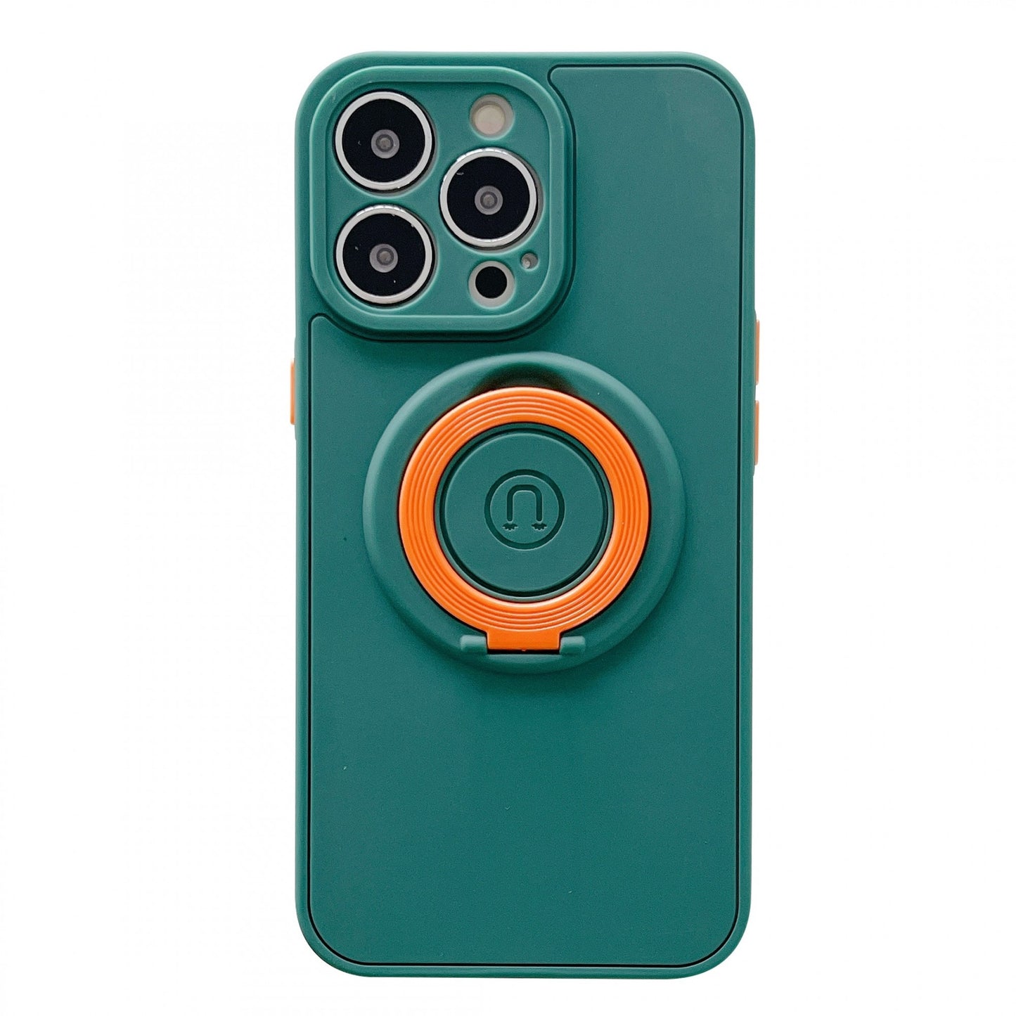 Husa protectie Flippy compatibila cu Apple iPhone 13 Pro Max Mag Safe Silicone Verde-2