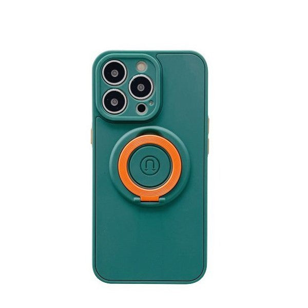 Husa protectie Flippy compatibila cu Apple iPhone 13 Pro Max Mag Safe Silicone Verde-0