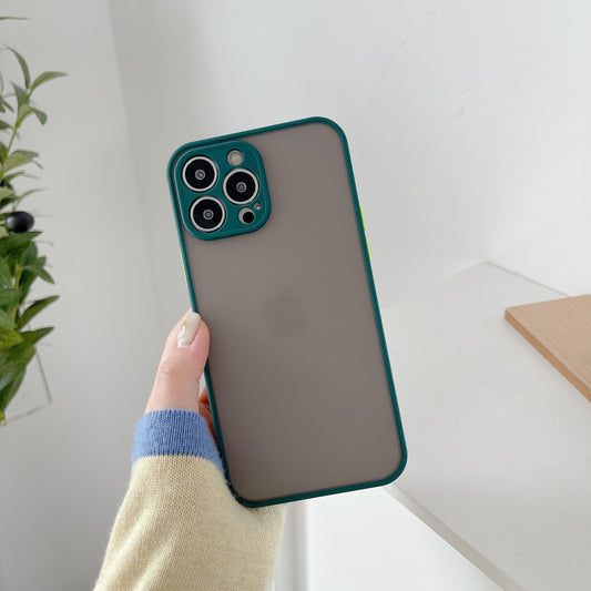Husa protectie Flippy compatibila cu Apple iPhone 13 Pro Max Phantom Tpu Verde-1
