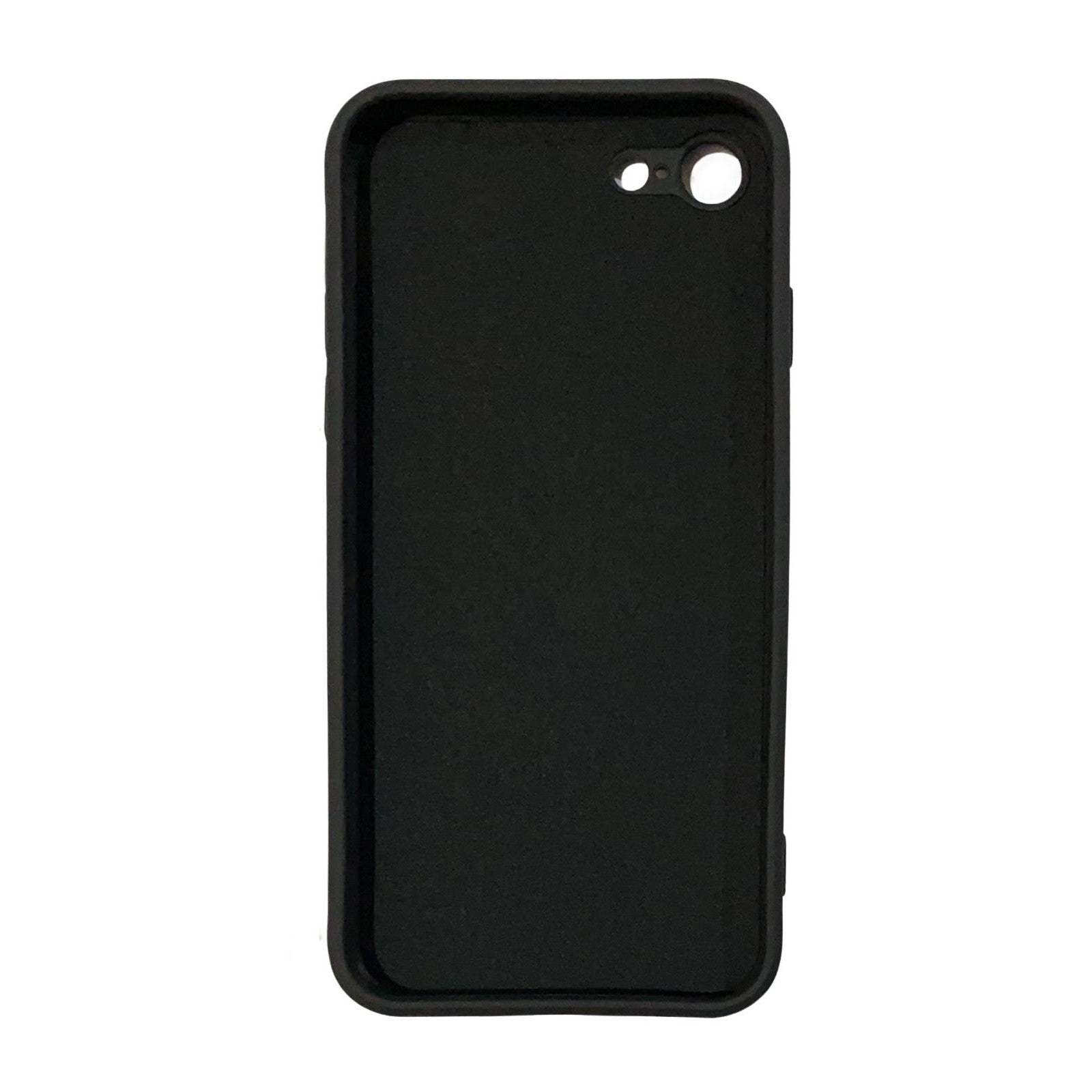 Husa protectie Flippy compatibila cu Apple iPhone 7/8/SE 2020 Liquid Silicone Ring cu suport rotativ Negru-2