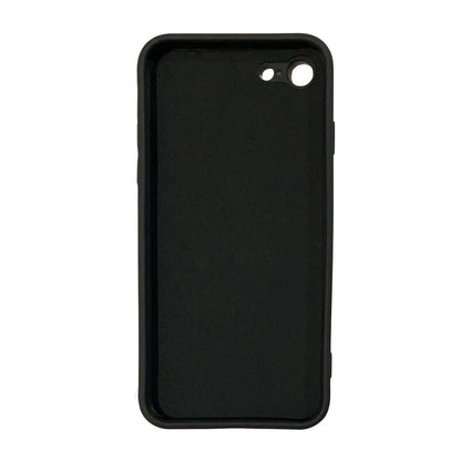 Husa protectie Flippy compatibila cu Apple iPhone 7/8/SE 2020 Liquid Silicone Ring cu suport rotativ Negru-2