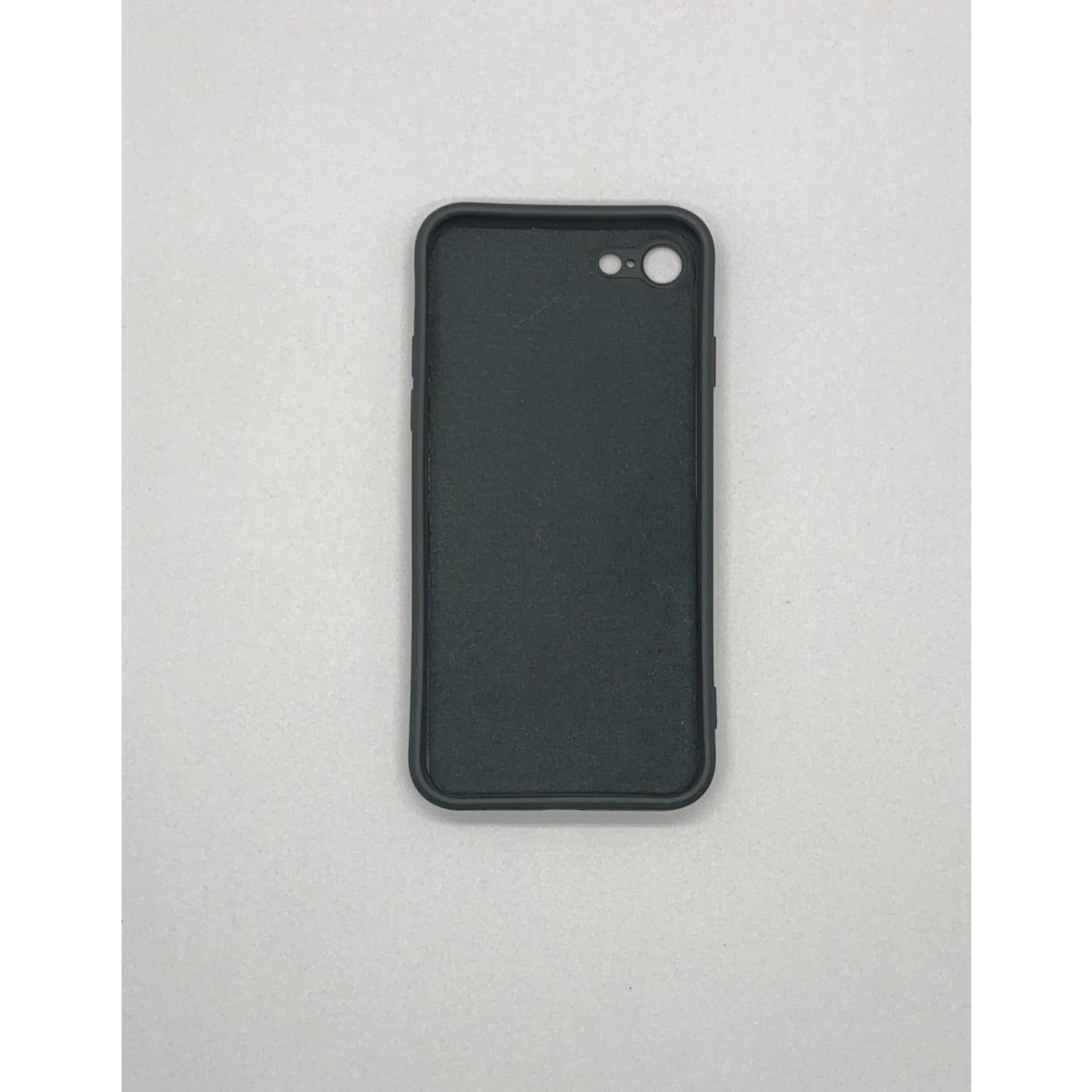 Husa protectie Flippy compatibila cu Apple iPhone 7/8/SE 2020 Liquid Silicone Ring cu suport rotativ Negru-8