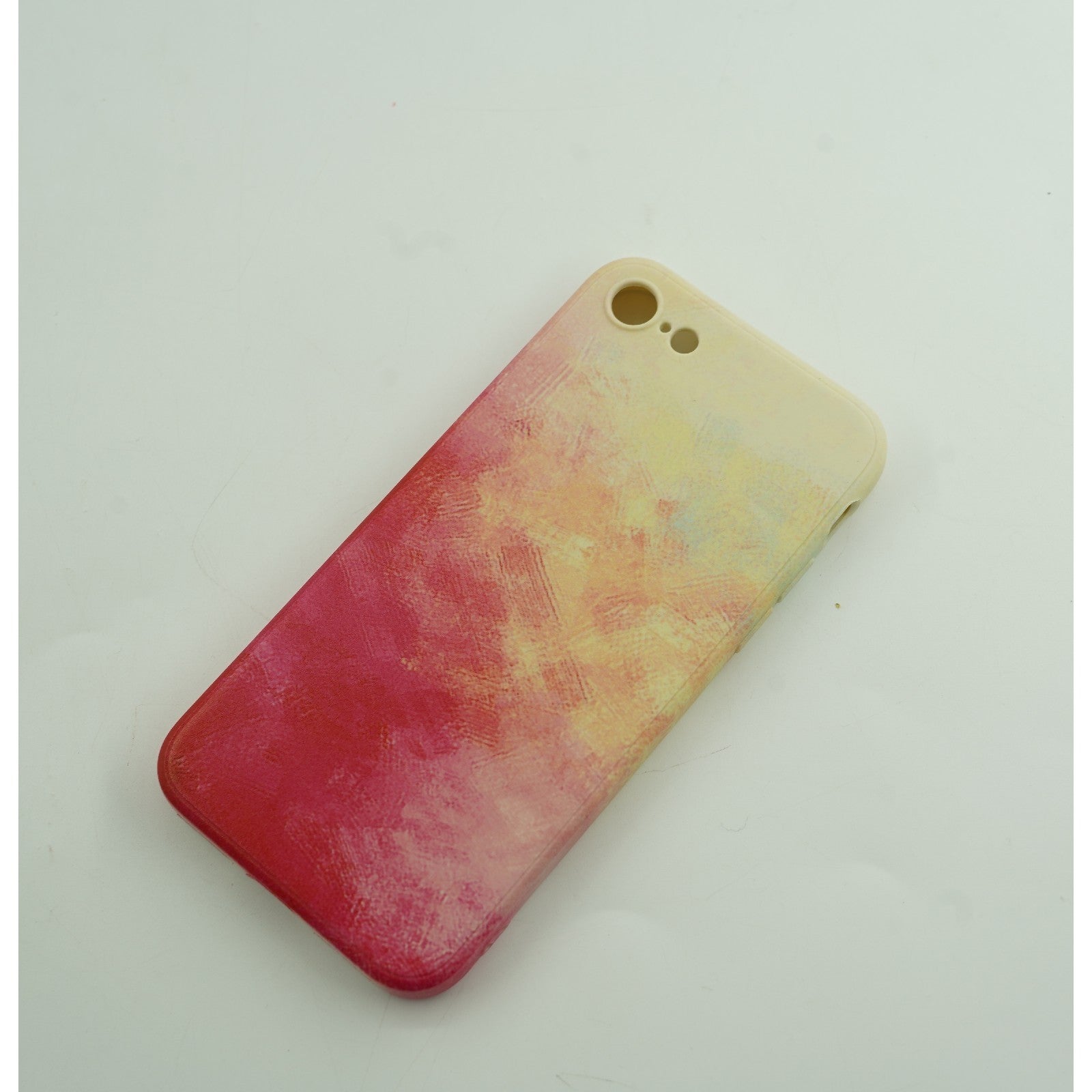 Husa protectie Flippy compatibila cu Apple iPhone 7/8G/SE2020 Tpu Ombre, Roz/Galben-7