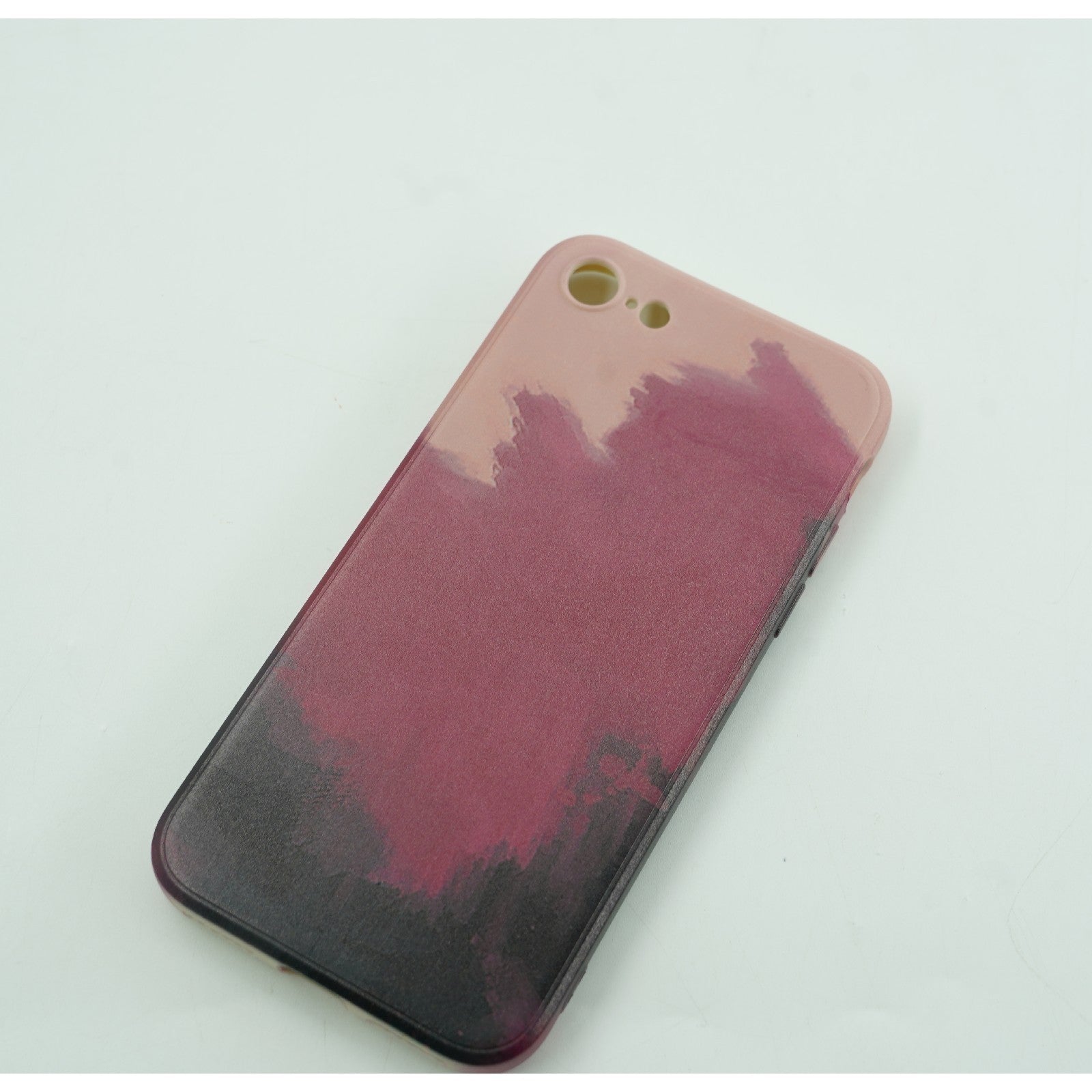 Husa protectie Flippy compatibila cu Apple iPhone 7/8G/SE2020 Tpu Ombre, Roz/Mov/Negru-2