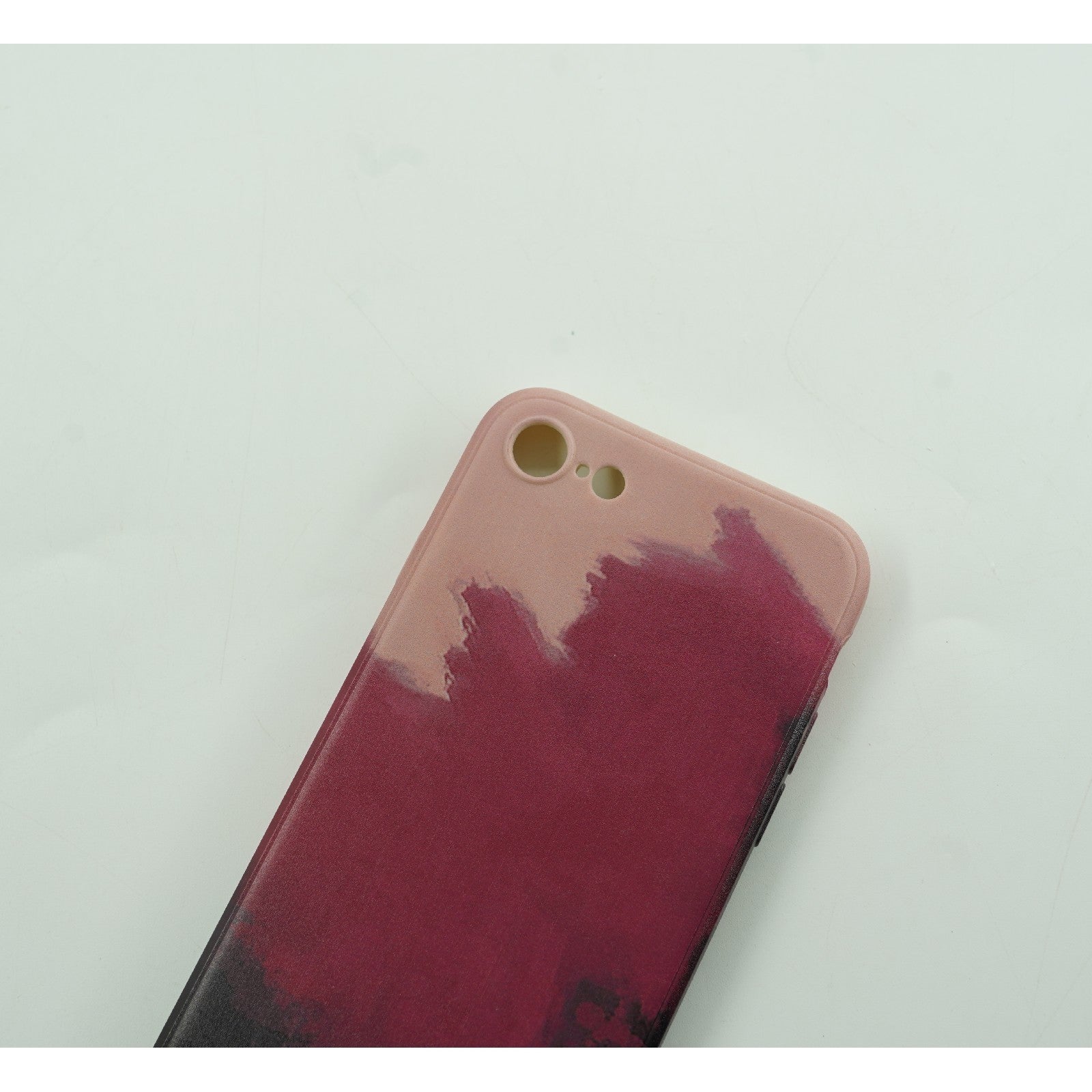 Husa protectie Flippy compatibila cu Apple iPhone 7/8G/SE2020 Tpu Ombre, Roz/Mov/Negru-3