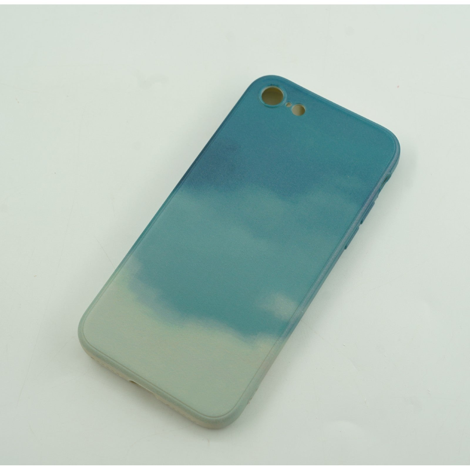 Husa protectie Flippy compatibila cu Apple iPhone 7/8G/SE2020 Tpu Ombre, Verde/Alb-4