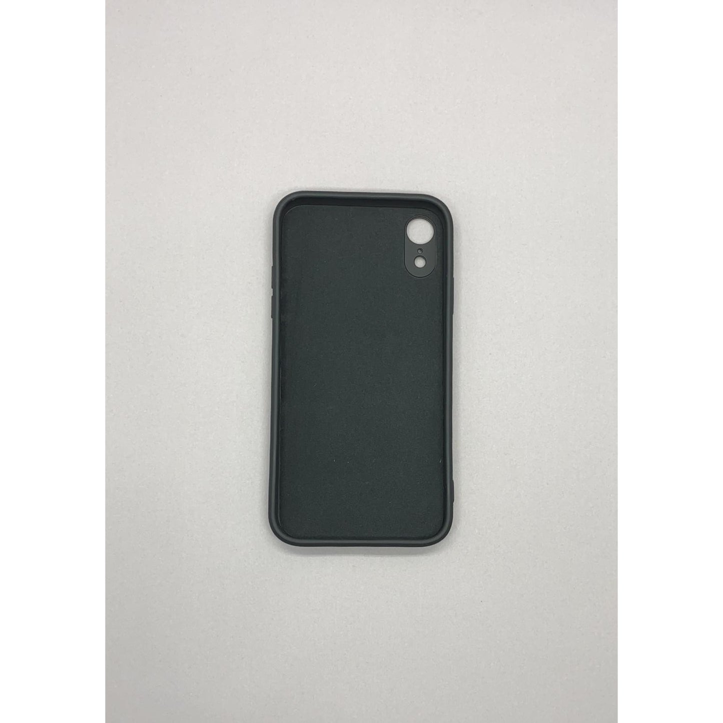 Husa protectie Flippy compatibila cu Apple iPhone XR Liquid Silicone Ring cu suport rotativ Negru-3
