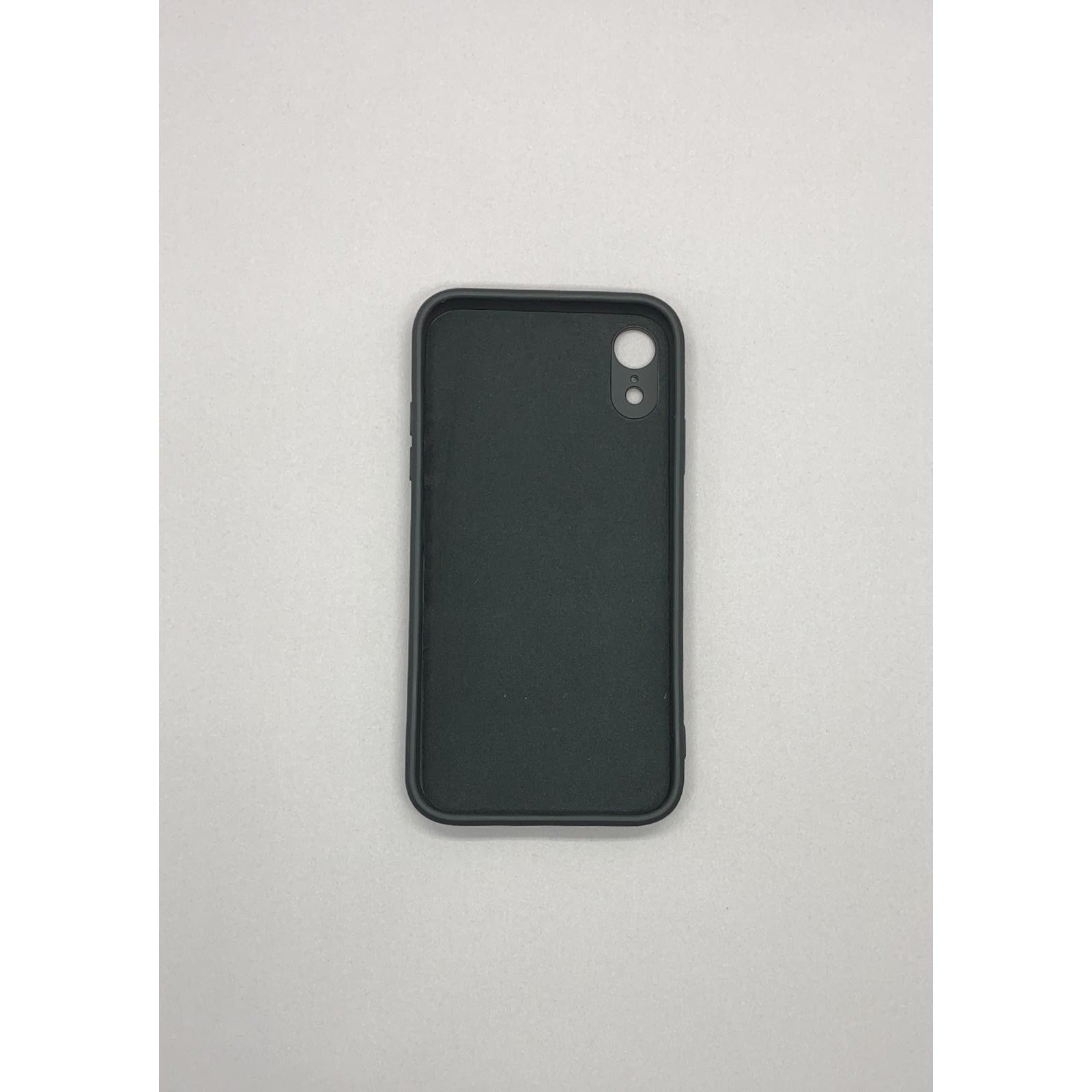 Husa protectie Flippy compatibila cu Apple iPhone XR Liquid Silicone Ring cu suport rotativ Negru-3