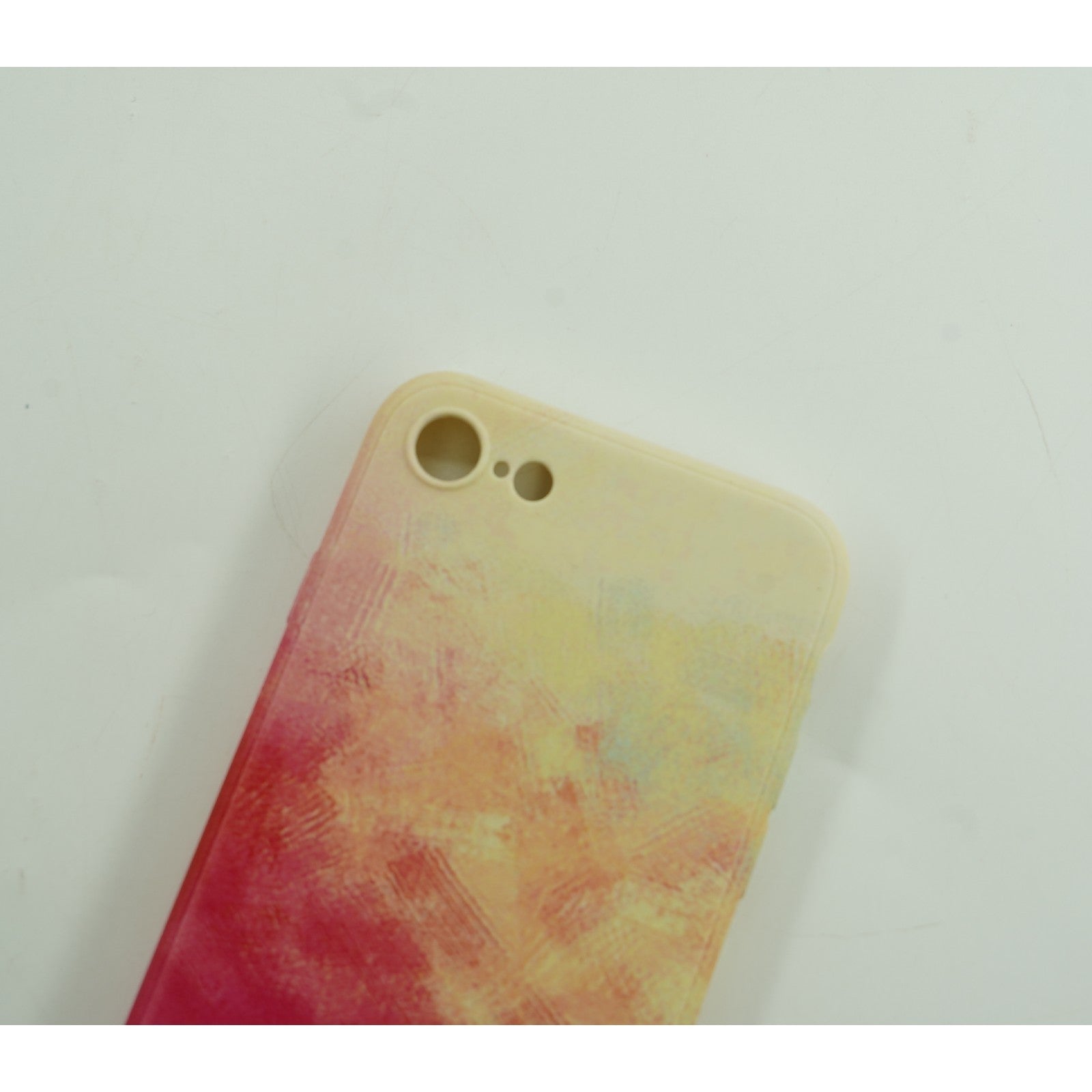 Husa protectie Flippy compatibila cu Apple iPhone XR Tpu Ombre, Roz/Galben-8