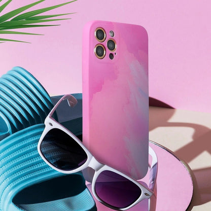Husa protectie Flippy compatibila cu Apple iPhone XR Tpu Ombre, Roz/Mov-12