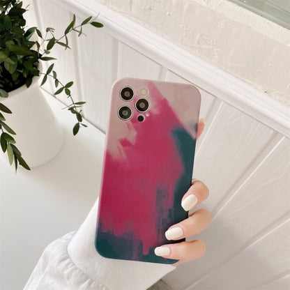 Husa protectie Flippy compatibila cu Apple iPhone XR Tpu Ombre, Roz/Mov/Negru-12
