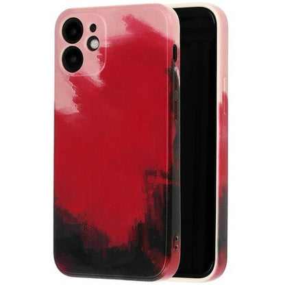 Husa protectie Flippy compatibila cu Apple iPhone XR Tpu Ombre, Roz/Mov/Negru-13